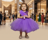 purple party frock for girls-M250027