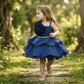 SALE Blue party frock for girls-M250016