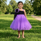 purple party frock for girls-M250030