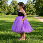 purple party frock for girls-M250030