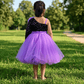 purple party frock for girls-M250030