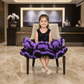 purple party frock for girls-M250034