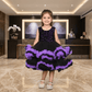 purple party frock for girls-M250034