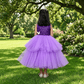 Purple party frock for girls-M250056