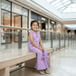 Purple  plazzo top Set Sleeveless For Girls-M250087