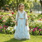 Girls blue lehanga  M250313