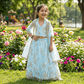 Girls blue lehanga  M250313