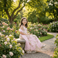 Girls pink lehanga  M250314