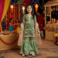 Green jimmy chu sharara set-M250321