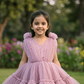 SALE Childrens Party Dresses purple frock m250112