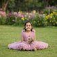 SALE Childrens Party Dresses purple frock m250112