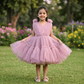 SALE Childrens Party Dresses purple frock m250112