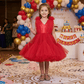 SALE Childrens Party Dresses magenta frock m250111