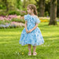 SALE Blueparty frock for girls-M250119