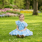 SALE Blueparty frock for girls-M250119
