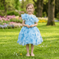SALE Blueparty frock for girls-M250119