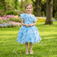 SALE Blueparty frock for girls-M250119