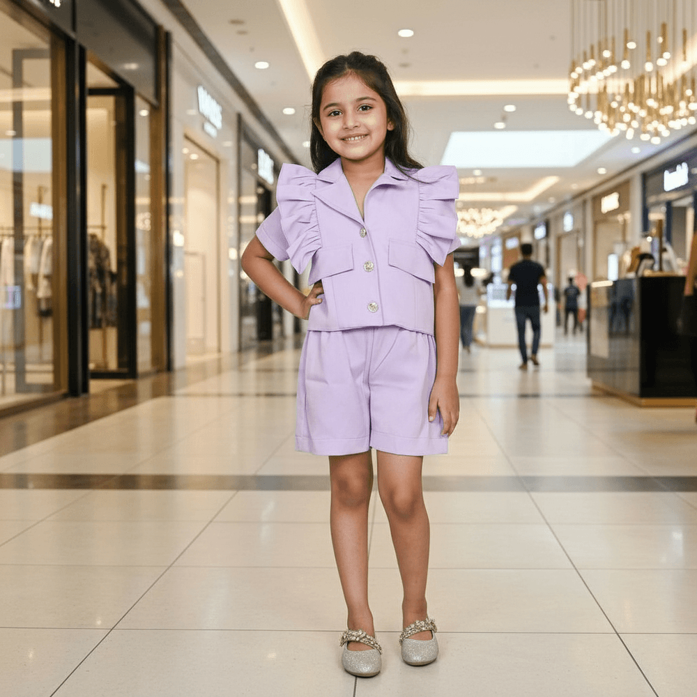 purple coord-set for girls-M250123
