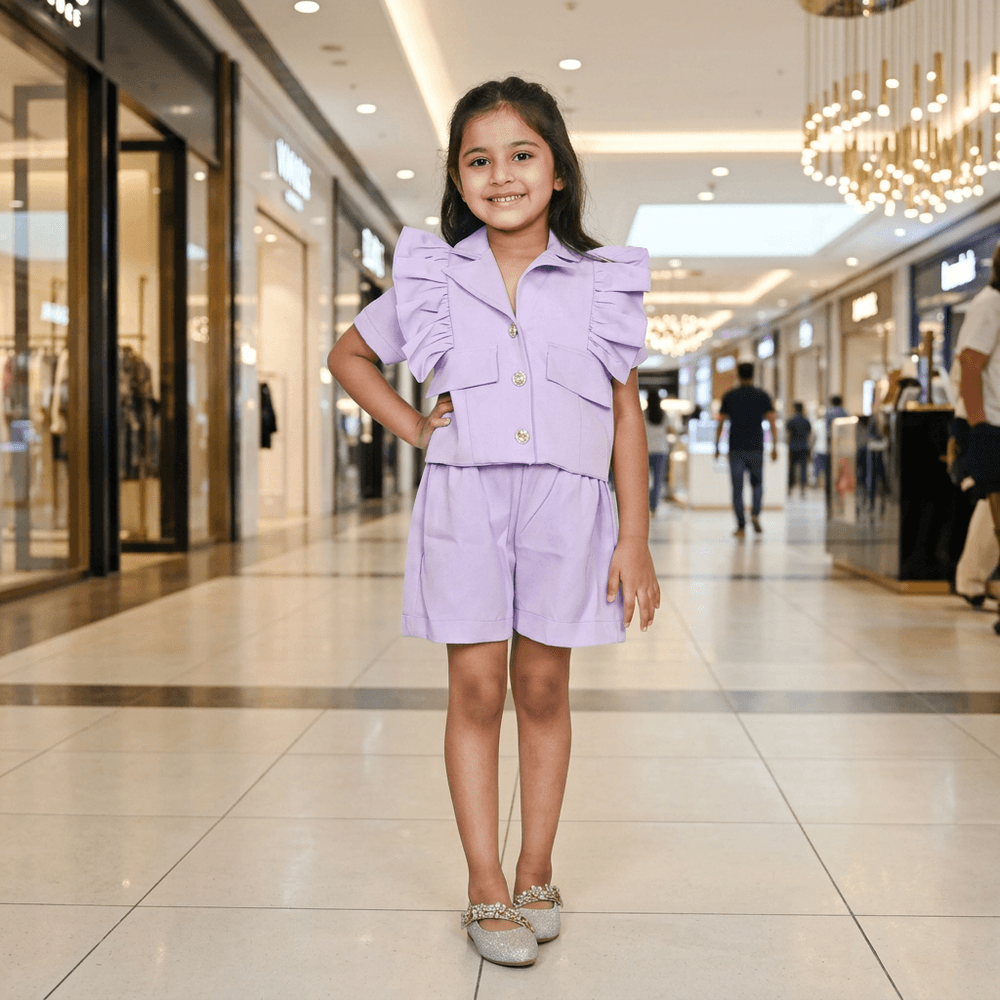 purple coord-set for girls-M250123