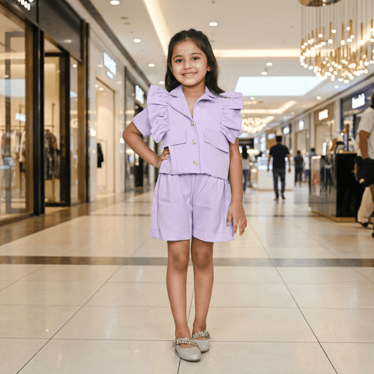 purple coord-set for girls-M250123