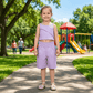 Purple cord-set for girls-M250125