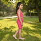 Magenta cord-set for girls-M250126