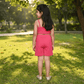 Magenta cord-set for girls-M250126