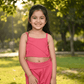 Magenta cord-set for girls-M250126