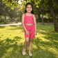 Magenta cord-set for girls-M250126