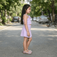 purple skirt & top for girls-M250128