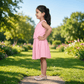 pink skirt & top for girls-M250130