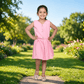 pink skirt & top for girls-M250130