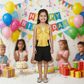 yellow skirt & top for girls-M250136