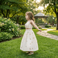 off white skirt & top for girls-M250139