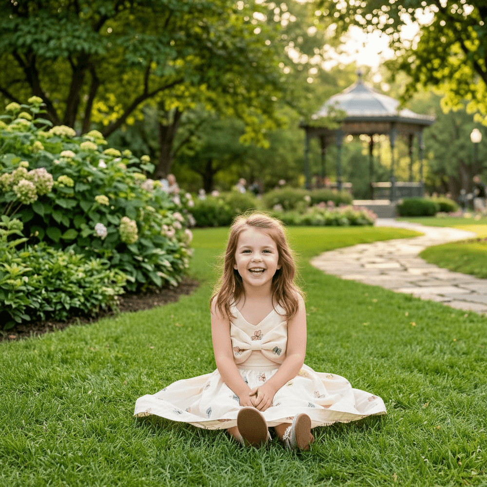 off white skirt & top for girls-M250139