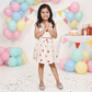 Off white skirt & top for girls-M250140