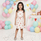 Off white skirt & top for girls-M250140