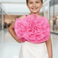 Magenta skirt and top for girls-M250020