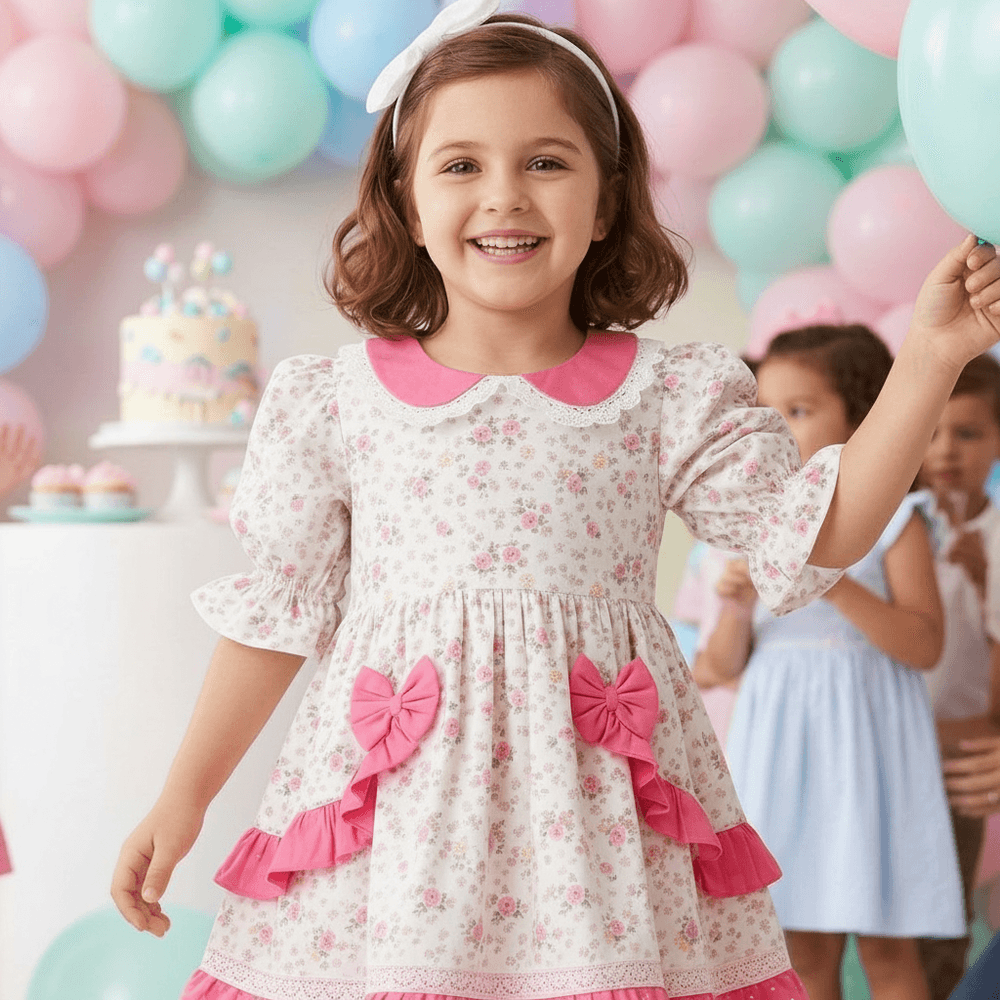 white cotton frock M260030