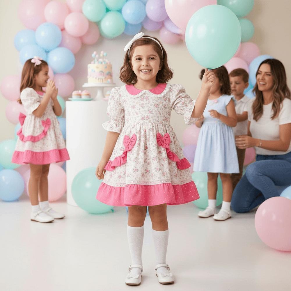 white cotton frock M260030