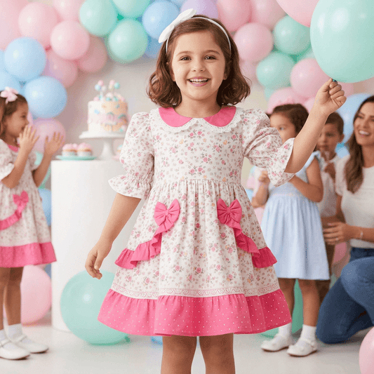 white cotton frock M260030