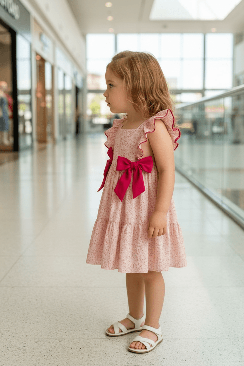 white cotton frock M260029