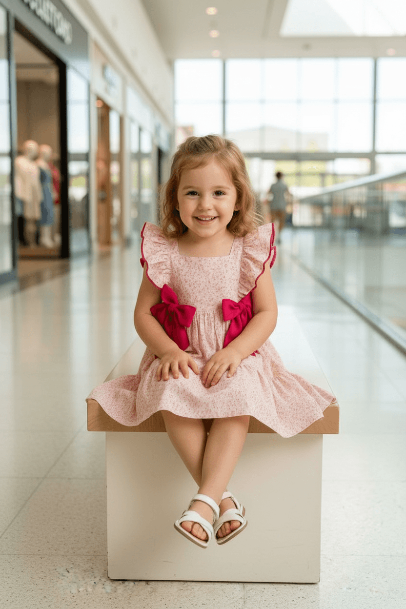 white cotton frock M260029