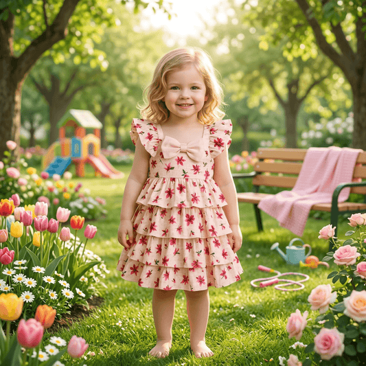 white cotton frock M260031