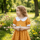 yellow cotton frock M260033