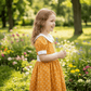 yellow cotton frock M260033