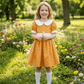 yellow cotton frock M260033