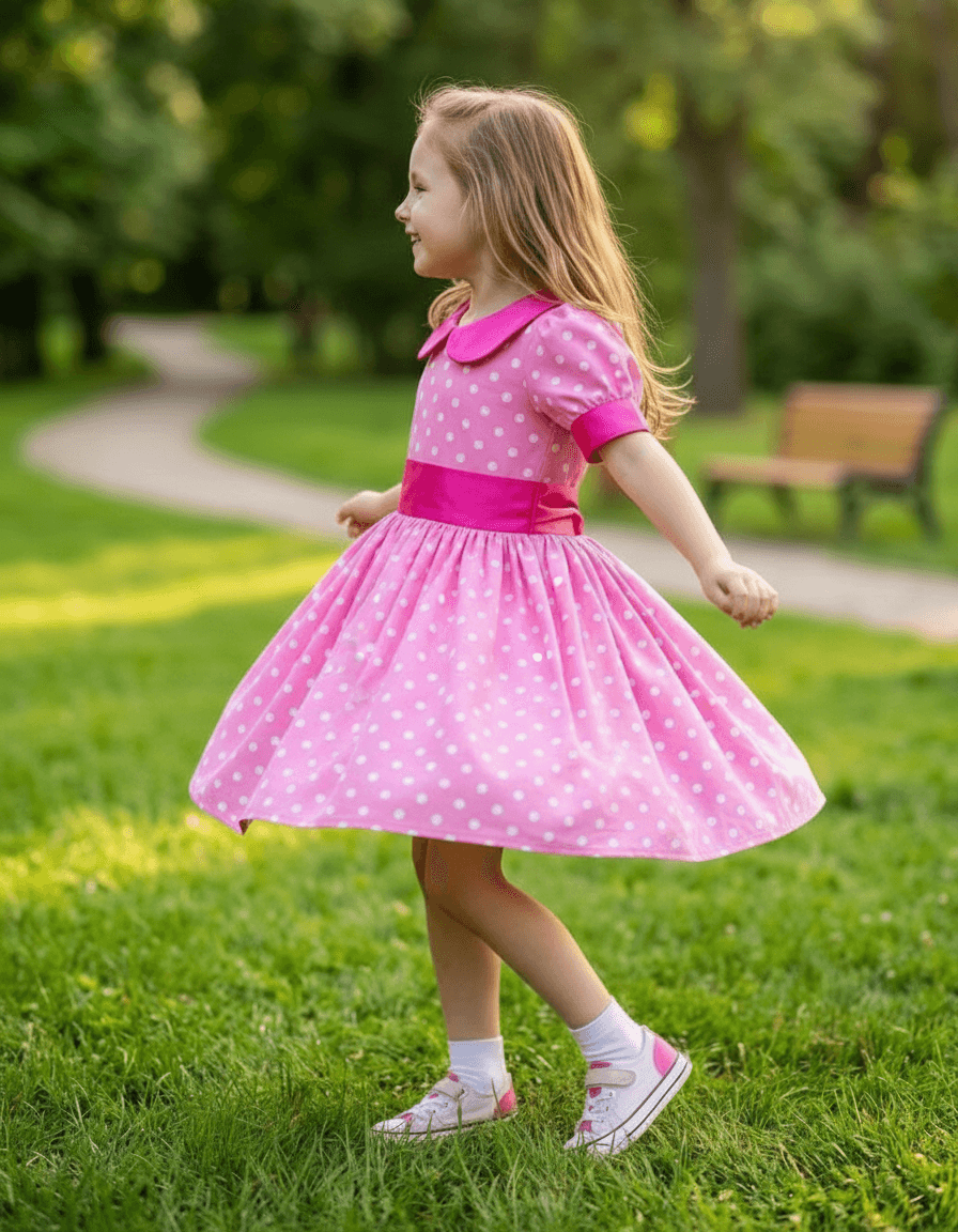 yellow cotton frock M260033