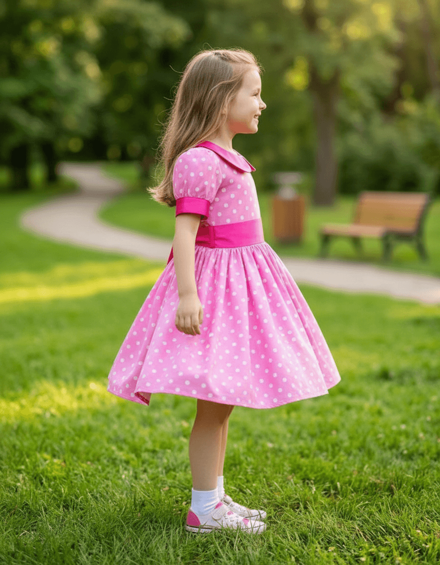 yellow cotton frock M260033