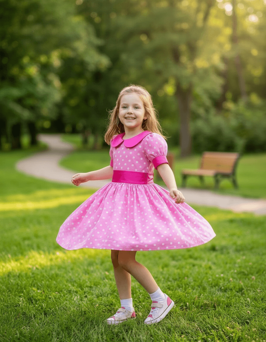 yellow cotton frock M260033